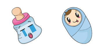 Kawaii Baby Cursor Pack