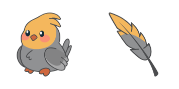 Kawaii Cockatiel-Cursor-Paket