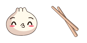 Kawaii Dumpling Cursor Pack