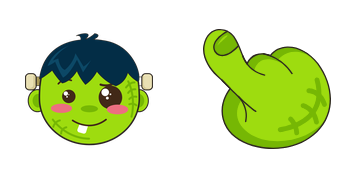 Kawaii Frankenstein Cursor Pack