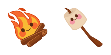 Kawaii Happy Fire Cursor Pack