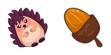 Kawaii Hedgehog Cursor Pack