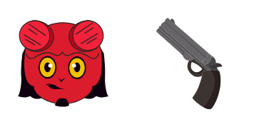 Kawaii Hellboy Cursor Pack