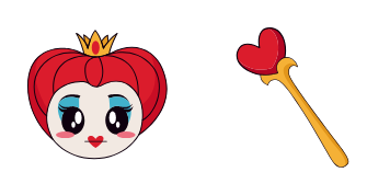 Kawaii Queen of Hearts Cursor Pack