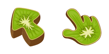 Kiwi Texture Cursor Pack