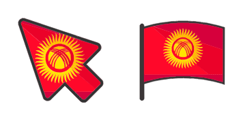 Pack de curseurs Kyrgyzstan