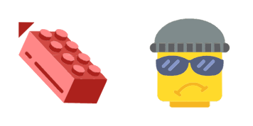 LEGO RED AND YELLOW Cursor Pack