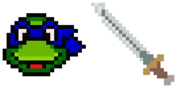 Leonardo Ninja Turtles Pixel Cursor Pack