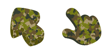 Military Uniform Texture Cursor Pack