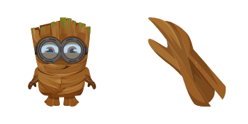 Minion: Groot Character Cursor Pack