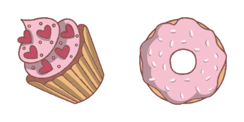 Pack de curseurs Muffin and donut