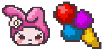 My Melody Pixel-Cursor-Paket