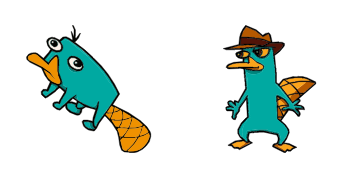 Perry the Platypus Cursor Pack