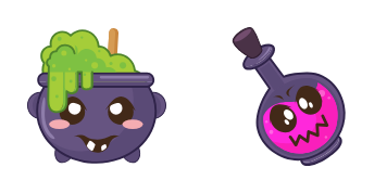 Halloween: Potion Cauldron and Poison Cursor Pack