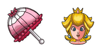 Pack de curseurs Super Mario: Princess Peach