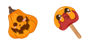 Halloween: Pumpkin with Candy Cursor Pack