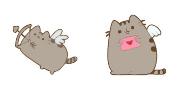 Pusheen: Cupid курсор-пак