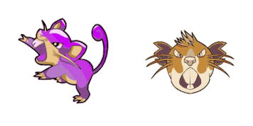 Pokemon: Rattata Cursor Pack