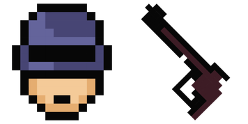 Robocop Pixel Cursor Pack