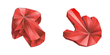 Ruby Stone Texture Cursor Pack