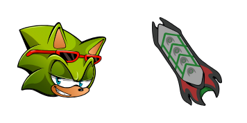 Scourge the Hedgehog Cursor Pack