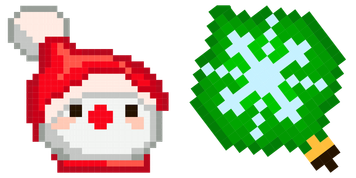 Snowman Pixel Cursor Pack