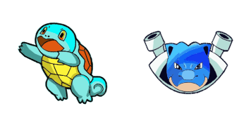 Pack de curseurs Squirtle