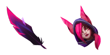 Xayah League of Legends Cursor Pack