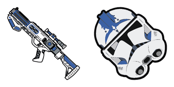 Blue Clone Trooper JESSE Star Wars Cursor Pack