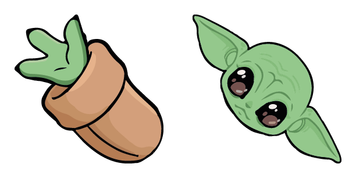 Din Grogu Baby Yoda Star Wars Cursor Pack