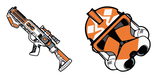 Stormtrooper Commander (Orange Pauldron) Star Wars