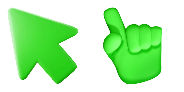 Green Classic cute cursor
