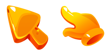 Simple Orange Classic Cursor Pack