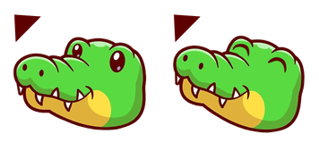 Crocodile Cute Animal Cursor Pack