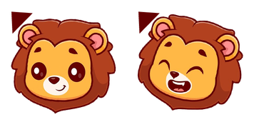 Lion Cute Animal Cursor Pack