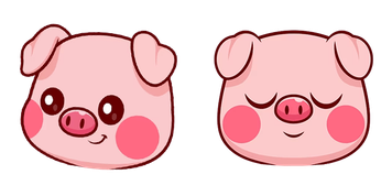 Piggy Cute Animal Cursor Pack