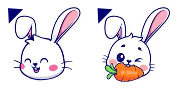 Rabbit Cute Animal Cursor Pack