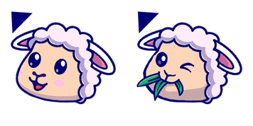 Sheep Cute Animal Cursor Pack