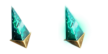 Green Crystal Fantasy Cursor Pack