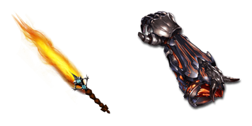 Fire Pointer Steel Fist Fantasy Cursor Pack