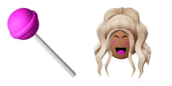 Pack de curseurs Lollipop Blonde Girl Roblox