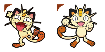 Meowth Pokemon Cursor Pack