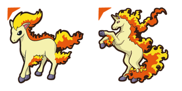 Ponyta Pokemon-Cursor-Paket