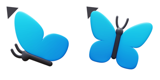 Butterfly 3D Emoji