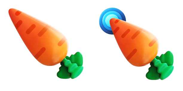 Carrot 3D Emoji