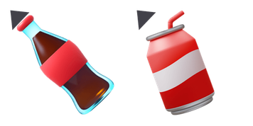 Cola 3D Emoji Cursor Pack