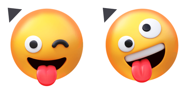 Face With Tongue 3D Emoji