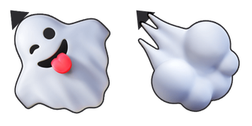 Ghost 3D Emoji Cursor Pack