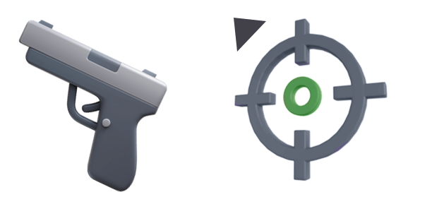 Gun 3D Emoji