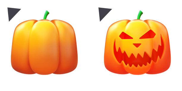 Helloween Pumpkin 3D Emoji